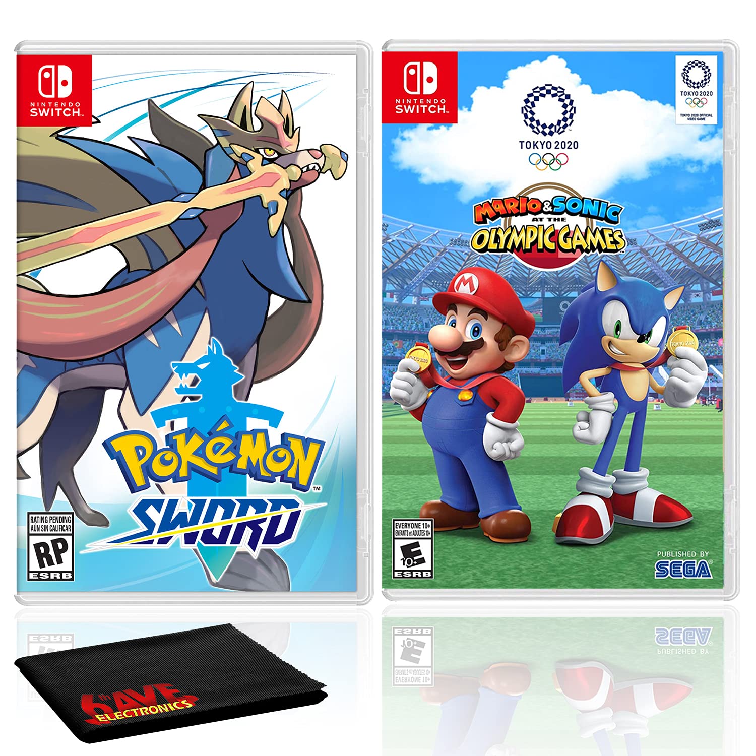 Amazon.com: Nintendo Pokemon Sword Bundle with Mario and